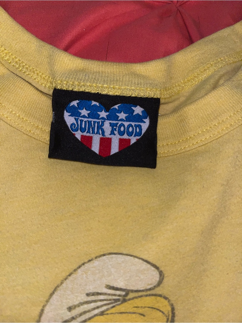 Junk Food The Smurfs Vintage Style Distressed Y2K Graphic Tee - Picture 4 of 8